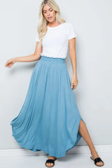 Ember Maxi Skirt - Chambray
