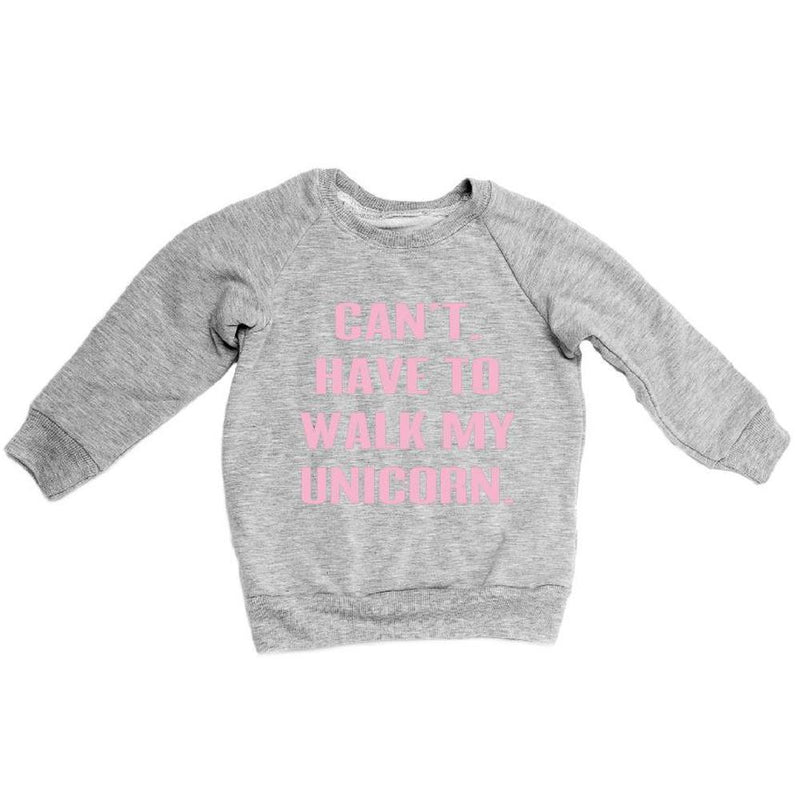 KIDS Unicorn Raglan Sweatshirt