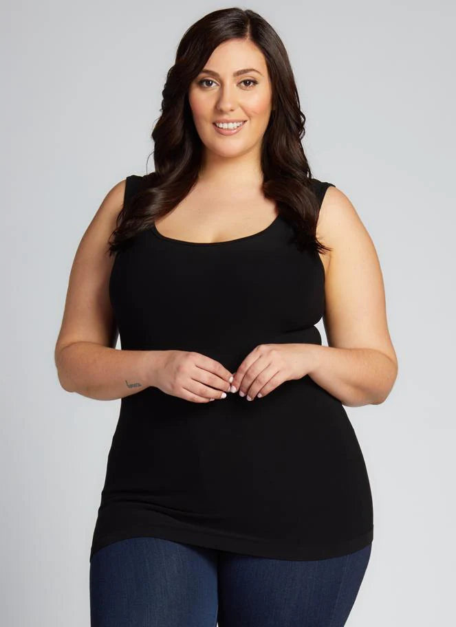 C'est Moi Plus Scoop Tank - Black