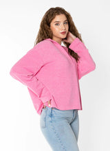 C'est Moi Polo Knit Sweater - Pink