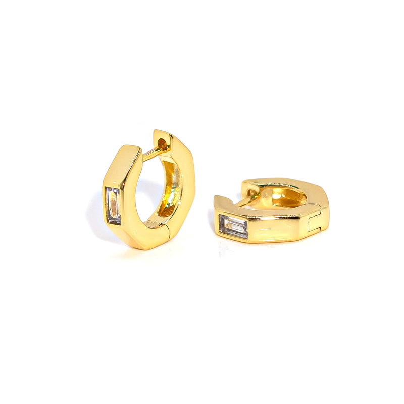 Eliasz & Ella Stellar Hoop Earrings - Gold