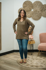 Carrie Sweater - Heather Mocha