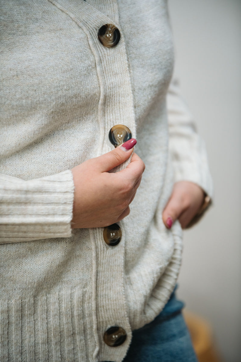 RD Style Thora Cardigan - Natural Mix