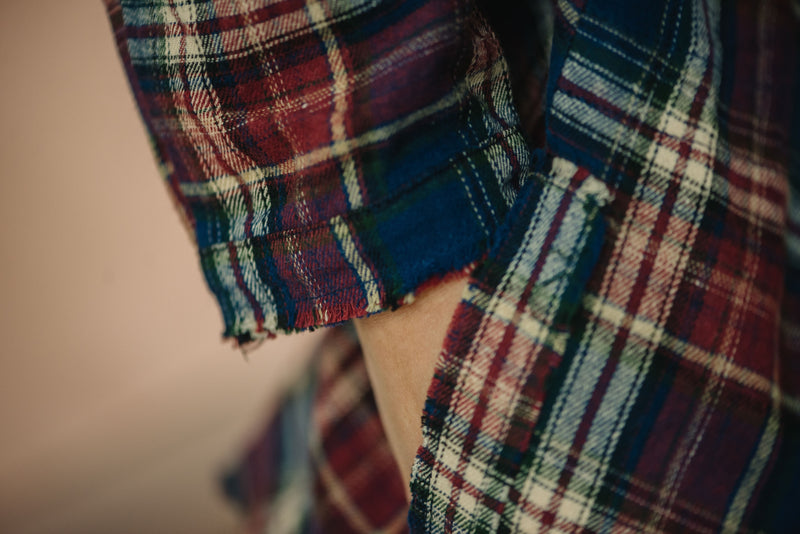 Plaid for You Button Down - Maroon