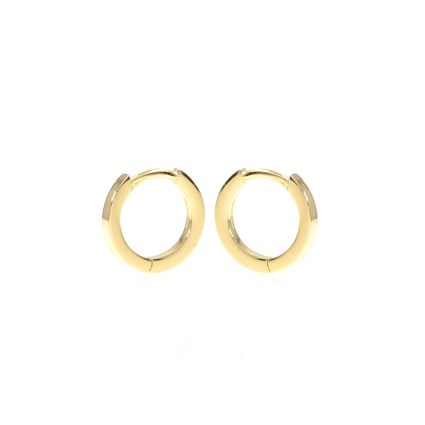 Eliasz & Ella Classic Huggie Earrings - Gold