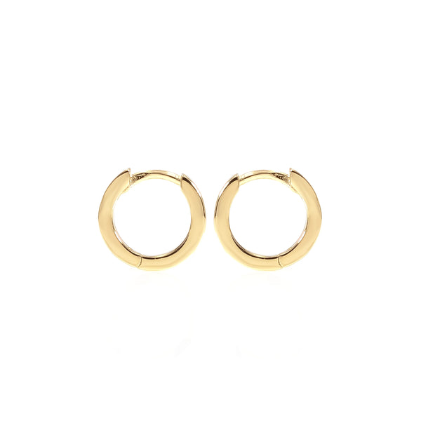 Eliasz & Ella Classic Huggie Earrings - Gold