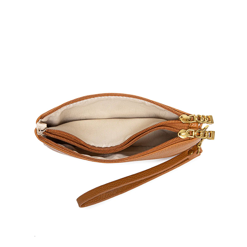 Pixie Mood Paris Double Zip Pouch - Mustard