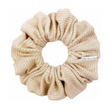 Chelsea French Ribbed Scrunchie - Nude Blush