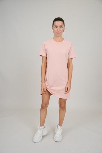 RD Style Tiana Knotted Dress - Dried Rose