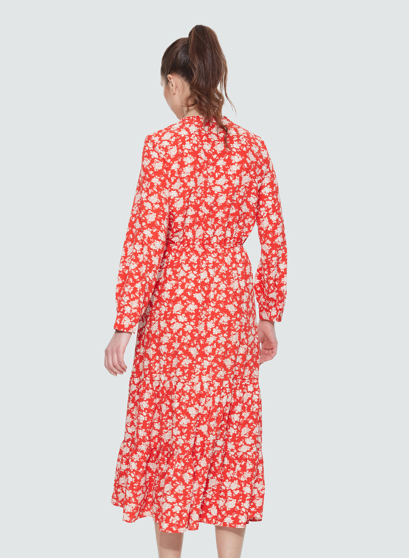 DEX Wrap Midi Dress