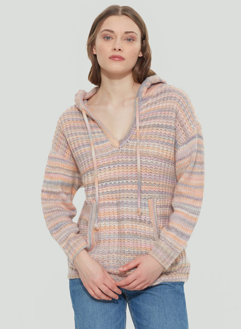 DEX Space Dyed Hooded Sweater