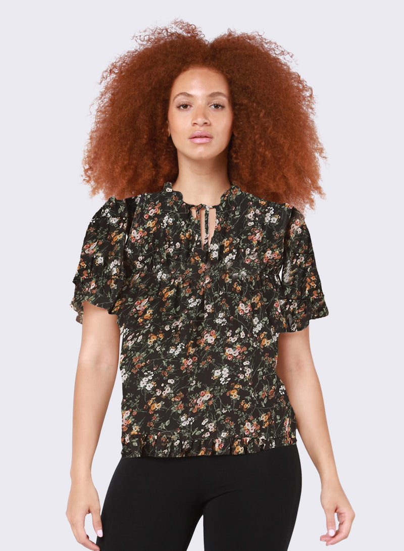 DEX Garden Floral Blouse