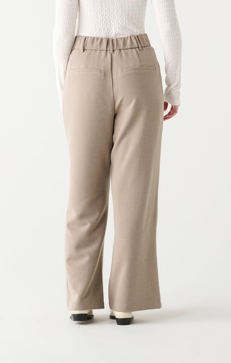 Dex Essential Trouser - Tan Heather