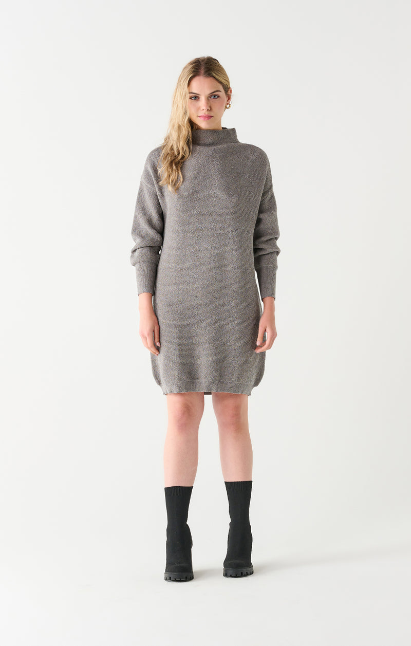 DEX Ottoman Dress - Heather Grey