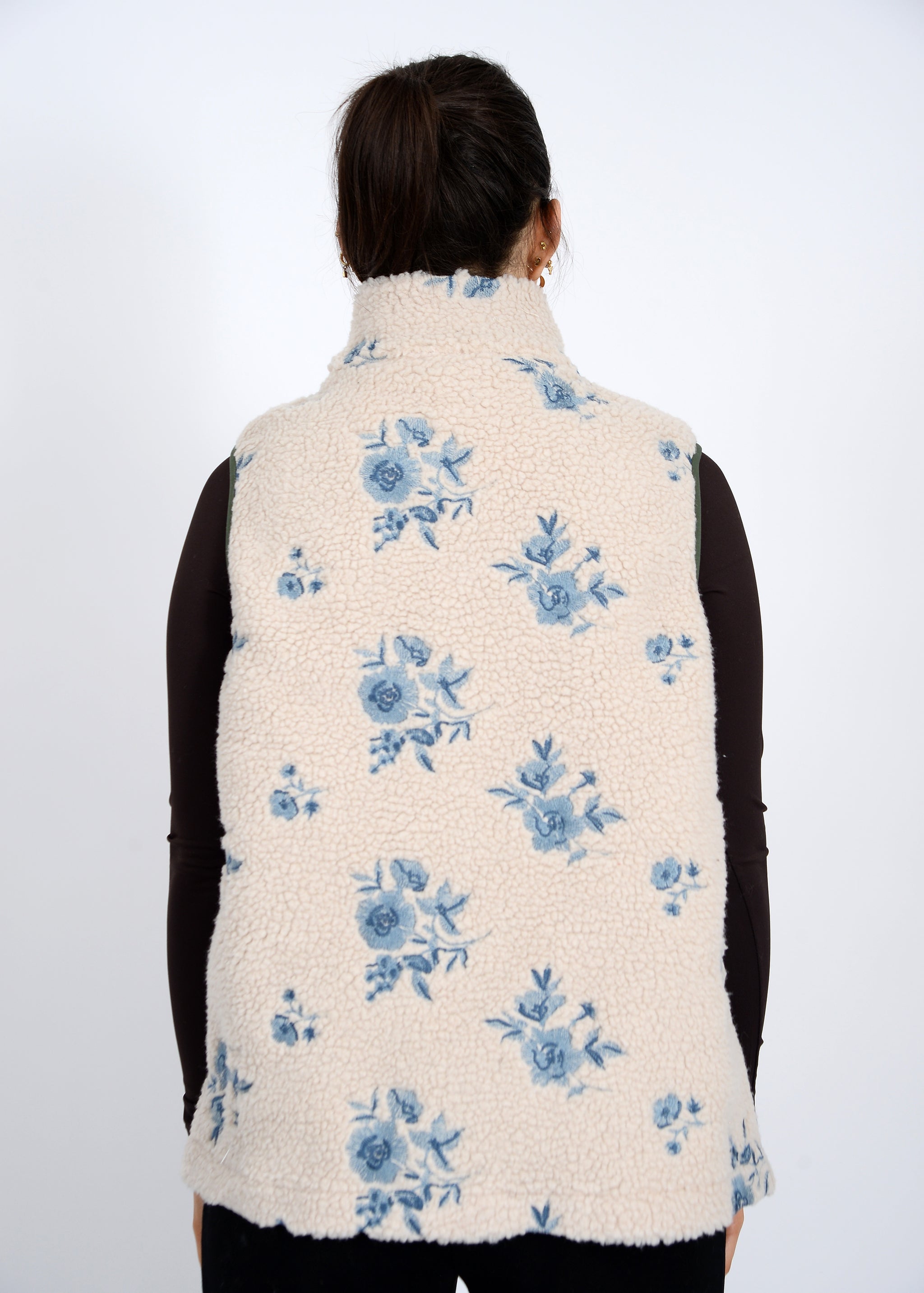 SALE* RD Style Viola Sherpa Vest || Cream – 3's Company Boutique