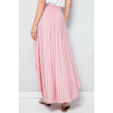 Ember Maxi Skirt - Rose Stripe