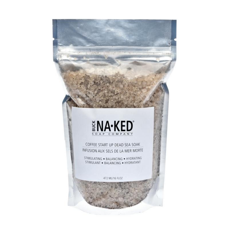Buck Naked Coffee Start Up Dead Sea Salt Soak