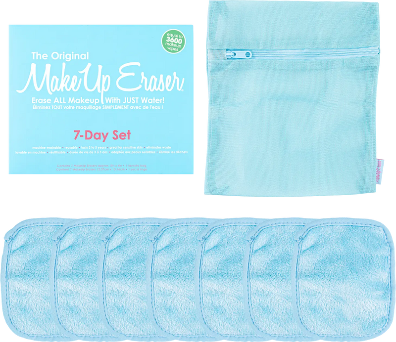 Chill Blue MakeUp Eraser - 7 Day Set