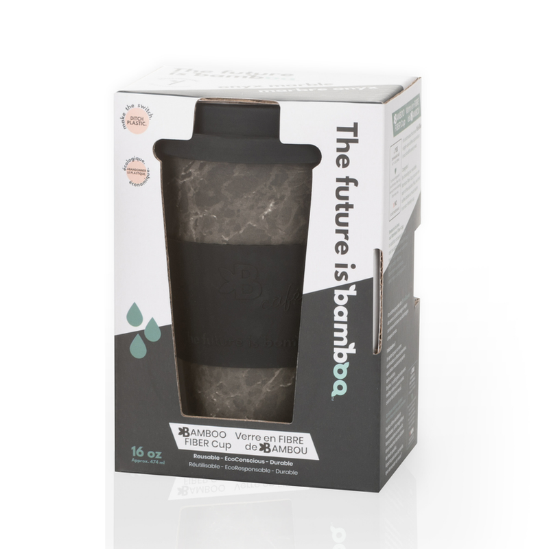 Bamboo Reusable Mug - Onyx