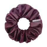 Chelsea King Bordeaux Faux Suede Scrunchie - Merlot