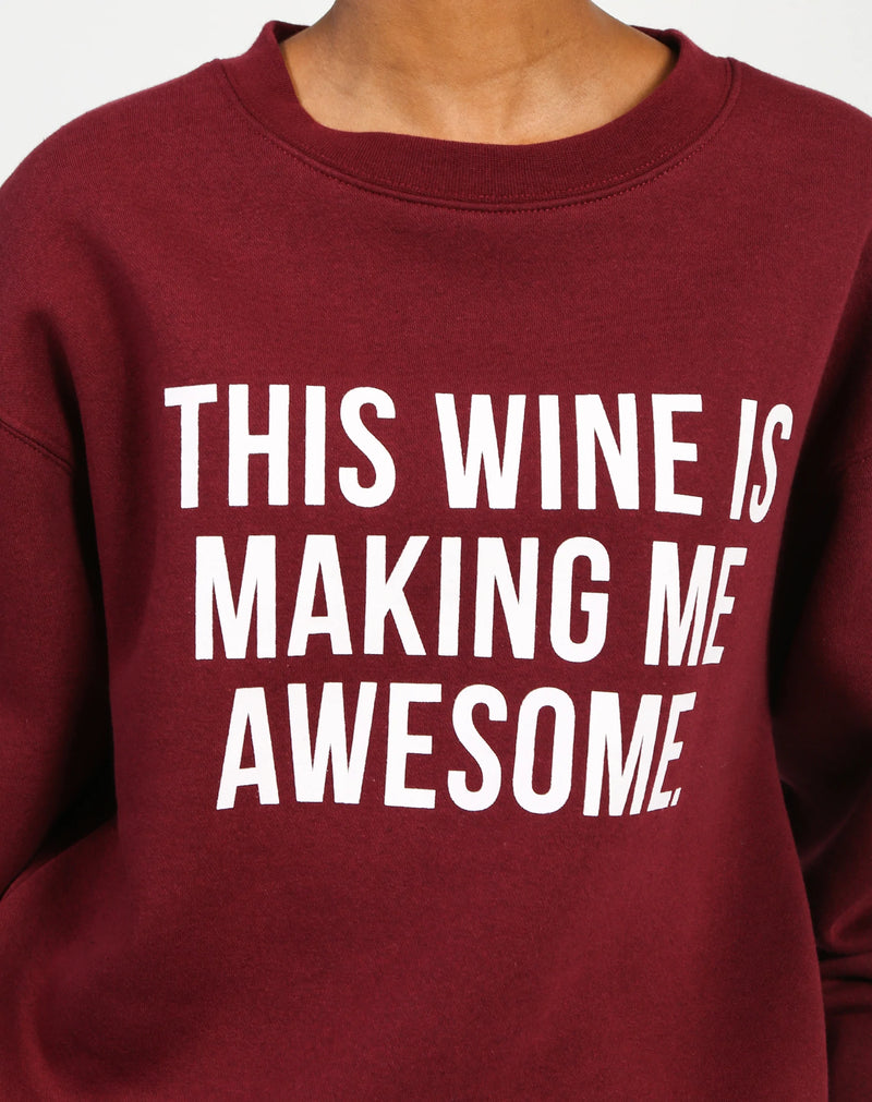 *SALE* Brunette the Label "This Wine is Making Me Awesome"