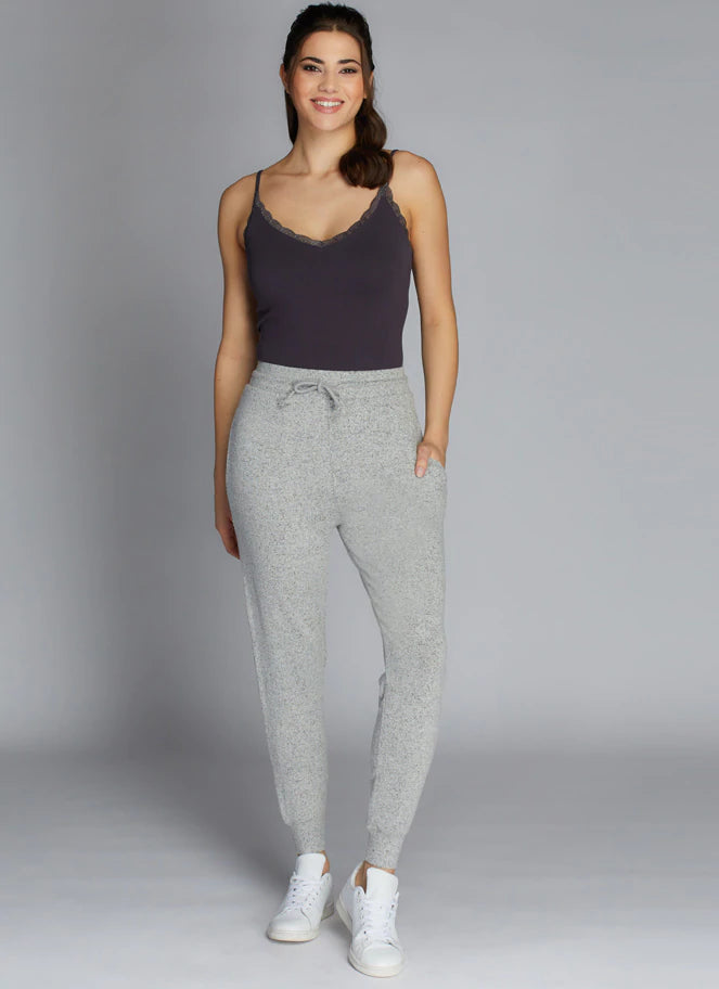 C'est Moi Soft Knit Jogger - Grey