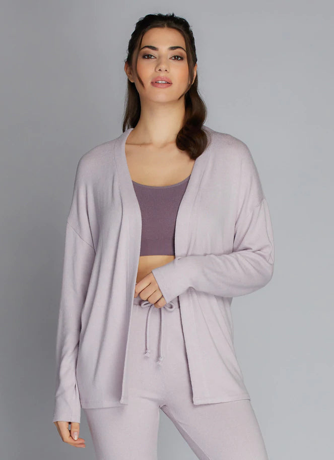 *SALE* C'est Moi Soft Knit Open Cardigan - Orchid