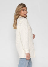 C'est Moi Quilted Snap Jacket - Bone