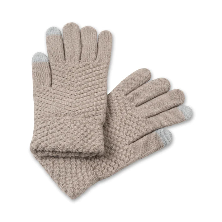 Frosted Pebble Tech Glove - Beige