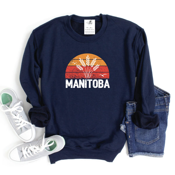 Manitoba Crew Sweater - Navy