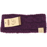 KIDS ~ CC Beanie Solid Cable Knit Headband ~ Various Colors!