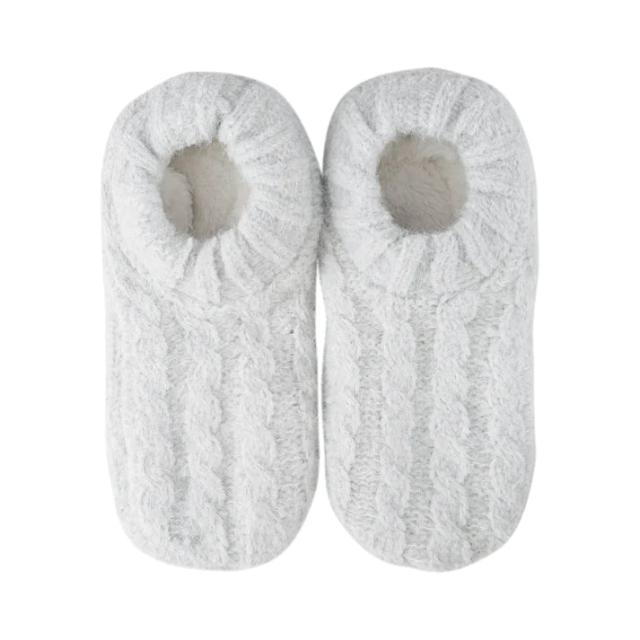 Cable Knit Slippers - Oxford