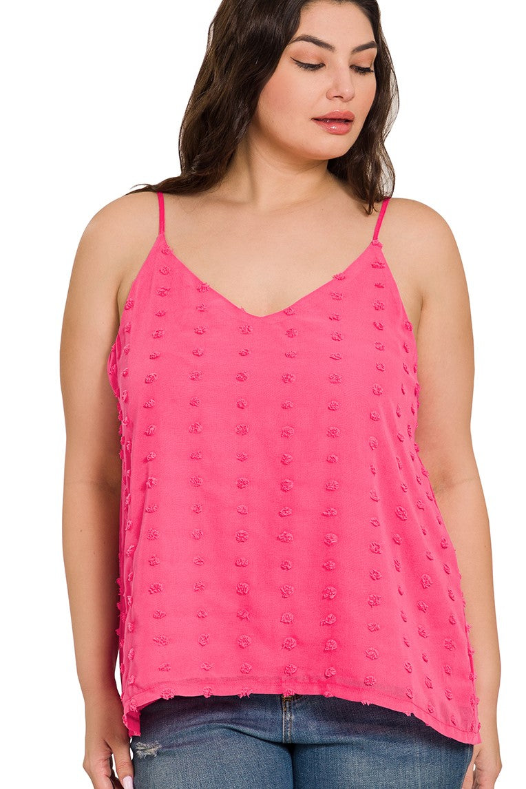 Lainey Tank - Fushia