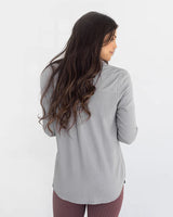 Grace & Lace Favourite Button Up Top - Marlin Grey