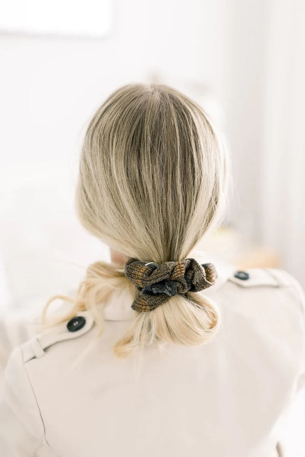 Chelsea King Park Ave Scrunchie - Holmes Check