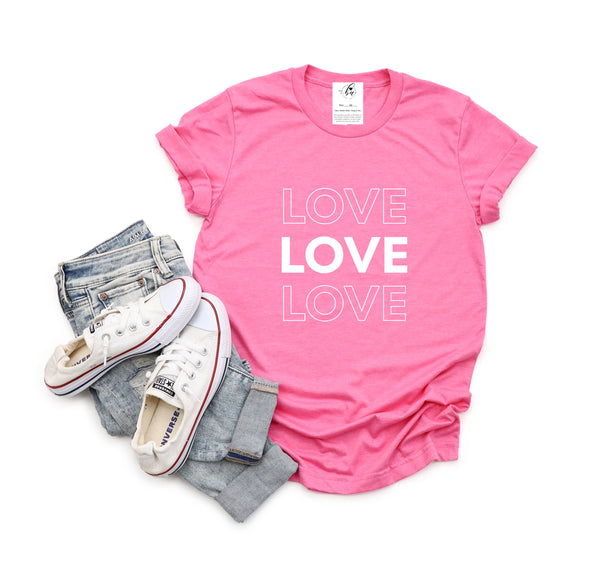 *SALE* Love on Repeat - Hot Pink