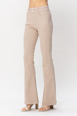 Judy Blue Tummy Control Khaki Flare