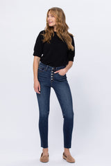 Judy Blue High Rise Button Fly Denim