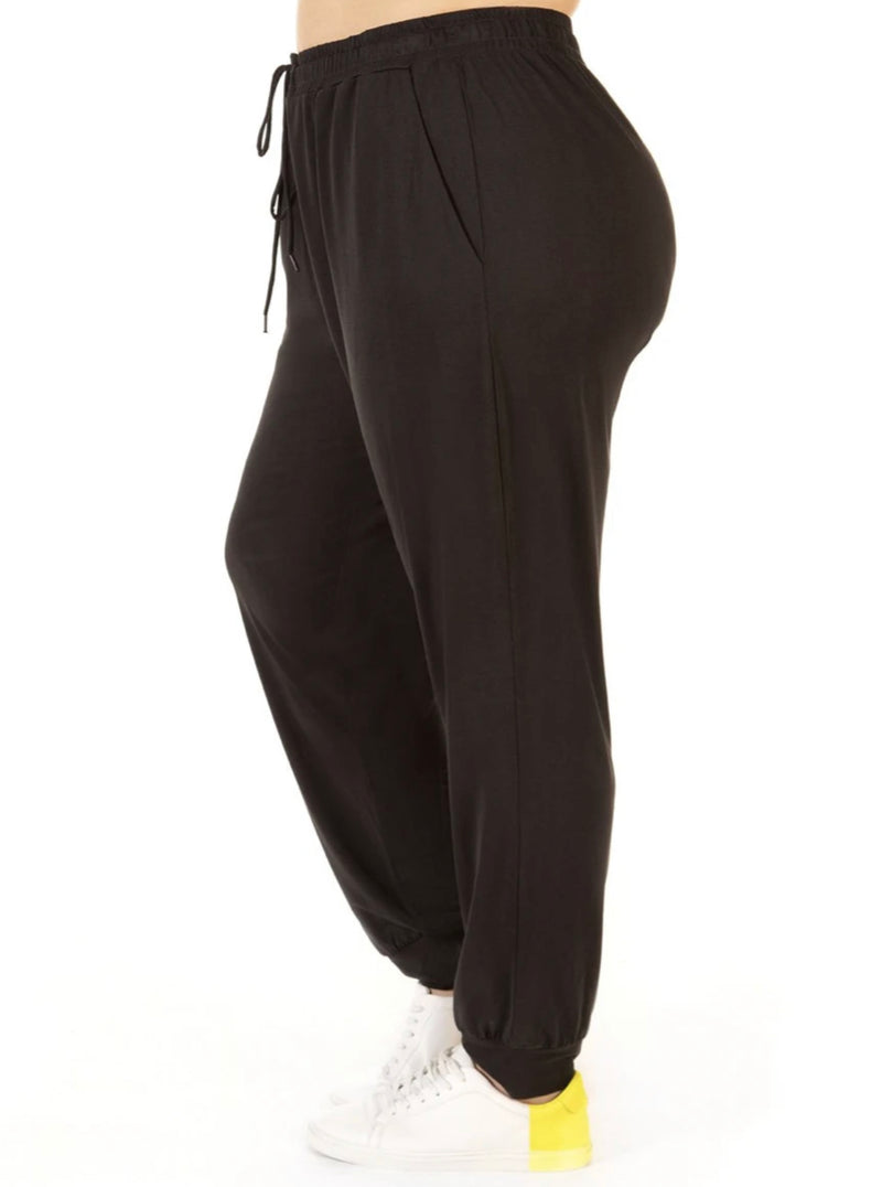 Dex Casual Pant - Black *curvy*