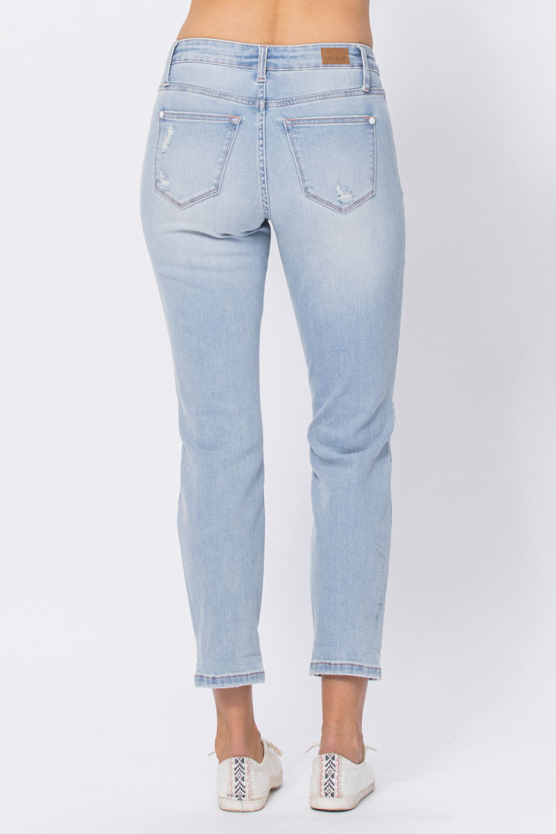 Judy Blue Light Boyfriend Jean