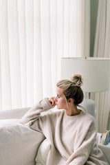 Chelsea King Cashmere Scrunchie - Cream