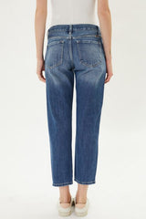 *SALE* KanCan Mid Rise Boyfriend Jean ~ Medium Wash