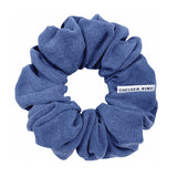 Chelsea King Bordeaux Luxe Scrunchie - Yale Blue