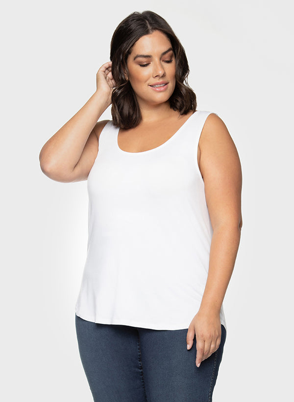 Dex Reversible Tank - White