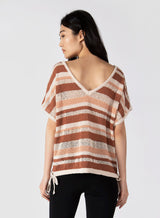 DEX Cinnamon Stripe Top
