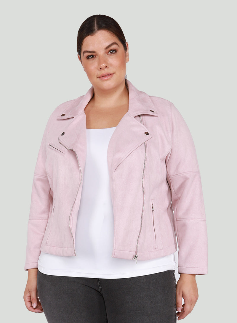DEX Moto Jacket - Pink Petal