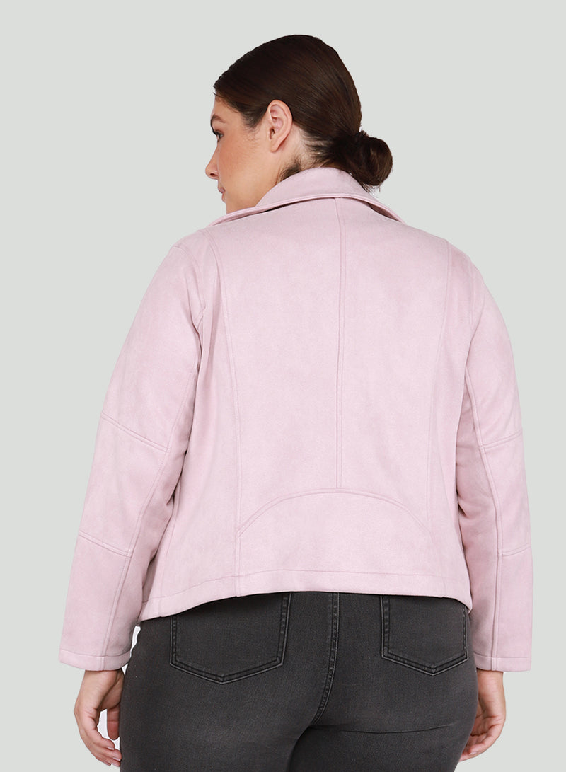 DEX Moto Jacket - Pink Petal