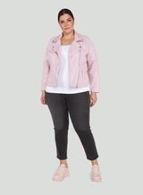 DEX Moto Jacket - Pink Petal