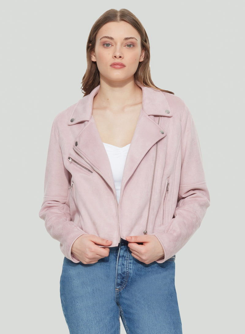 DEX Moto Jacket - Pink Petal