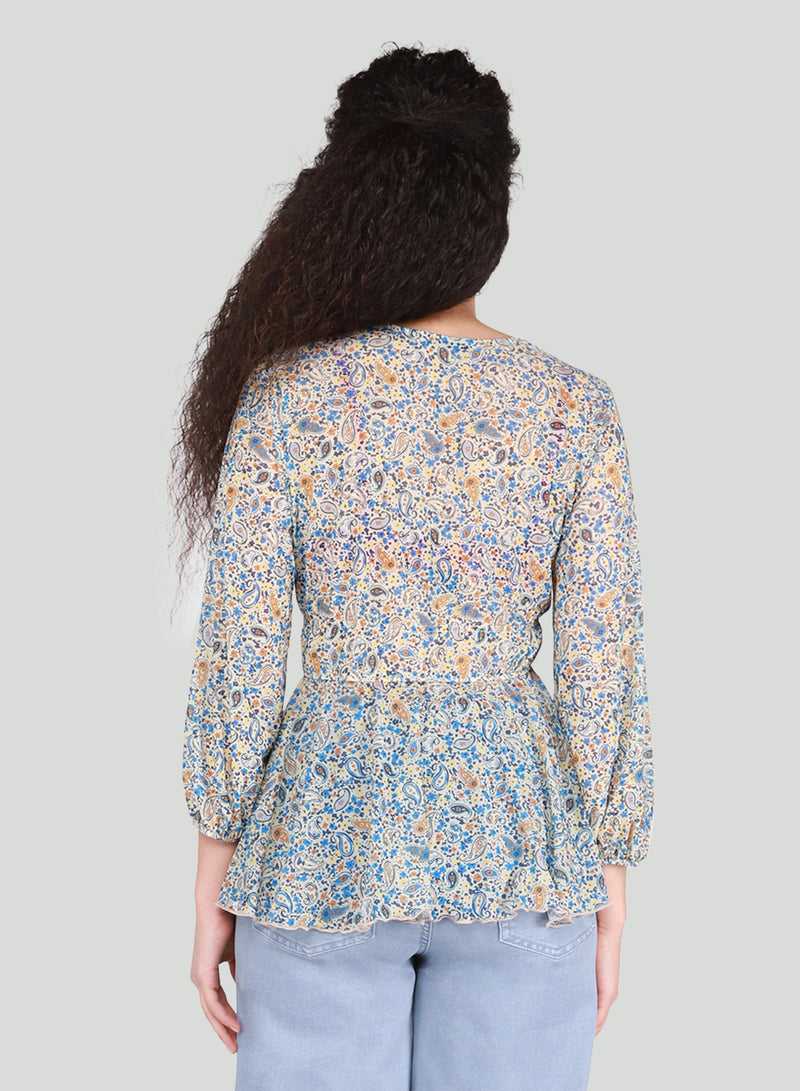 *SALE* DEX Paisley Babydoll Top